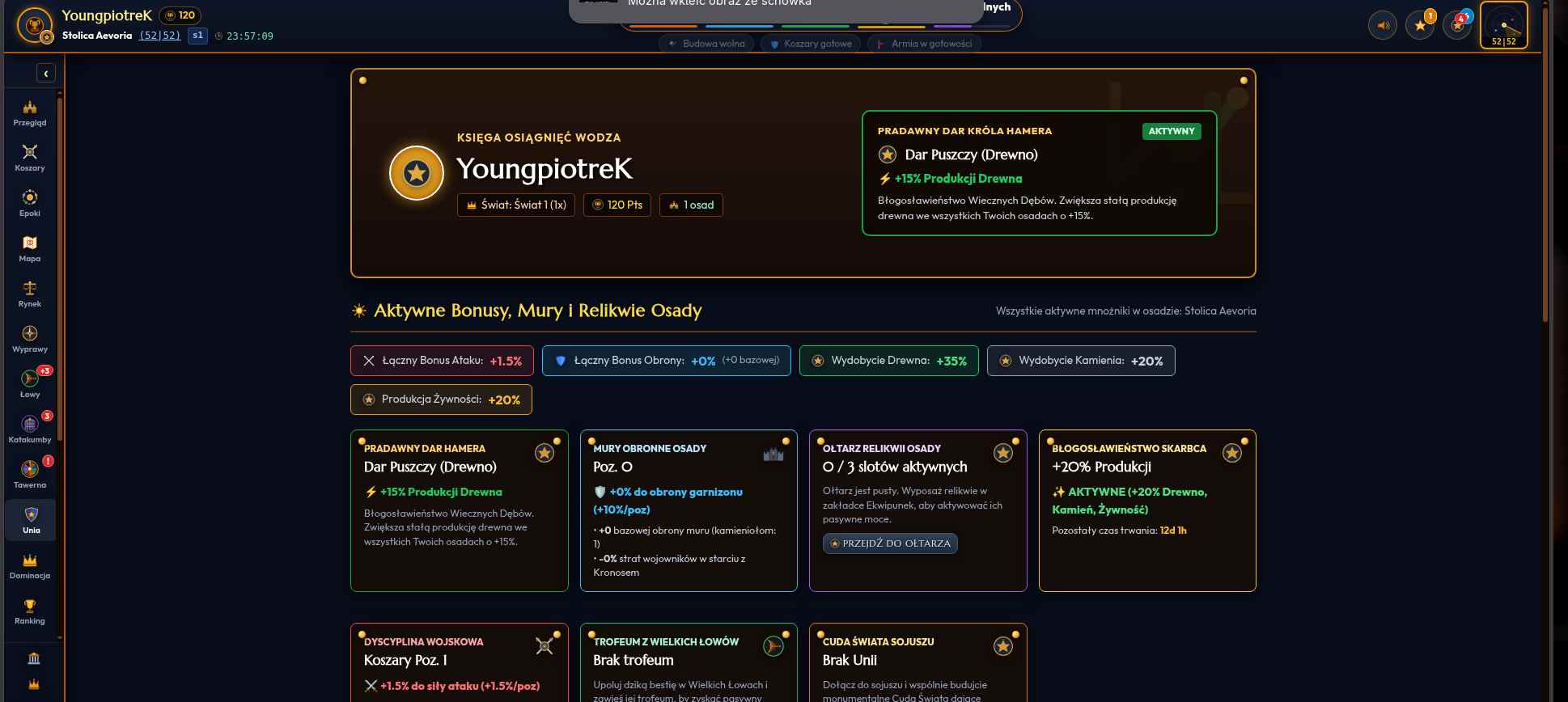 Aevoria – wieloosobowa gra wojenna MMO z podbojami wiosek na mapie