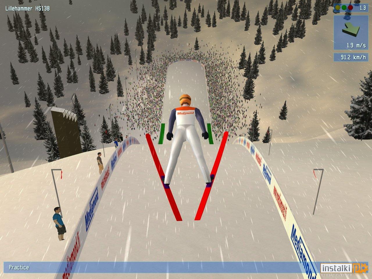 Deluxe Ski Jump 4 online - DSJ 4 gra w skoki narciarskie