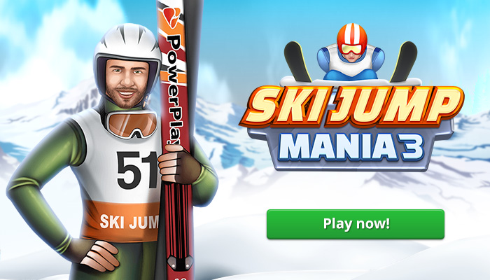 Ski Jump Mania 3 gra skoki narciarskie - ski jumping