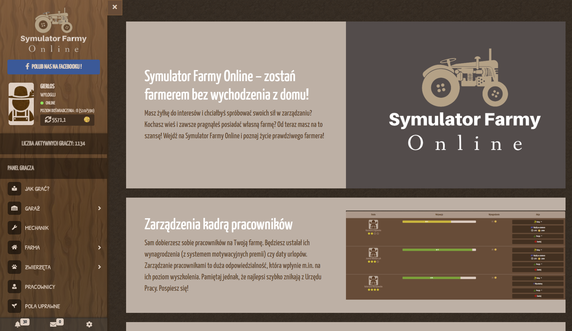 Symulator Farmy Online gra farma