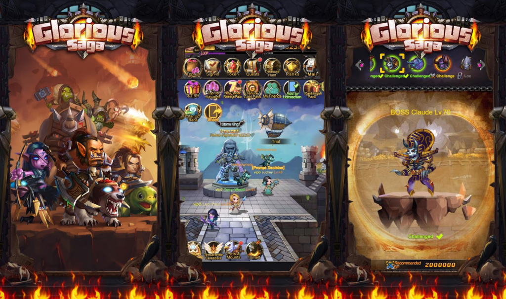 Glorious Saga - taktyczny RPG online