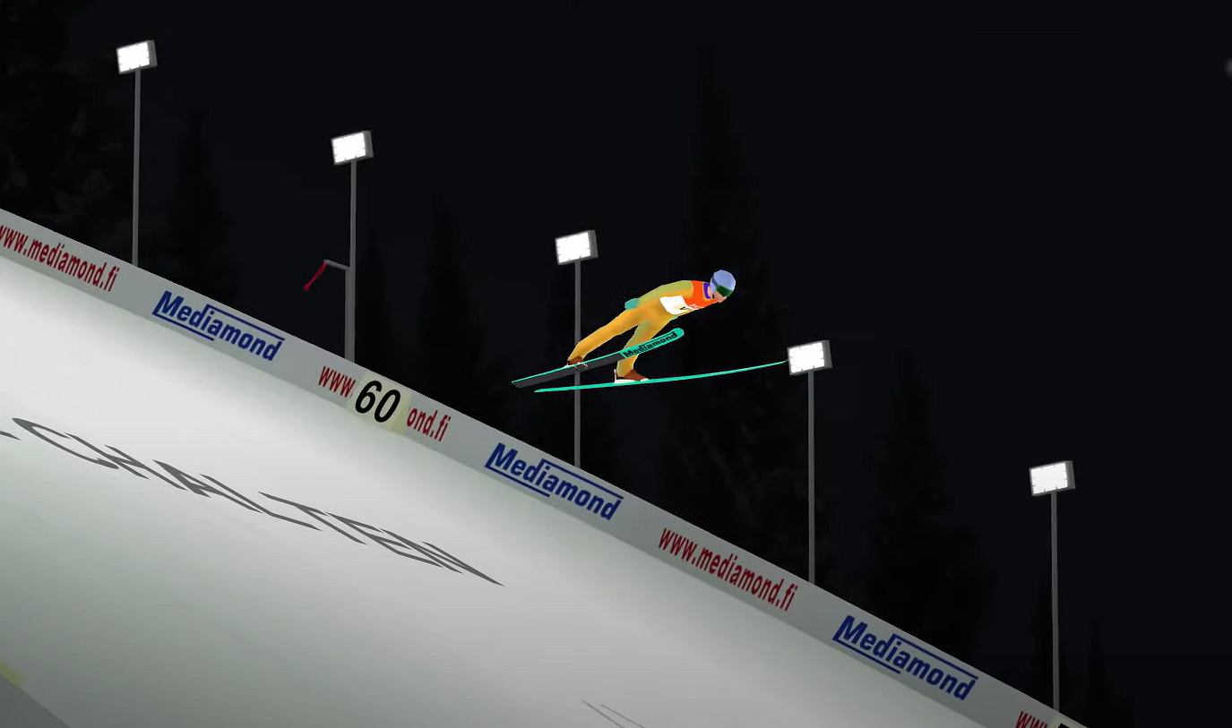 Deluxe Ski Jump 4 online - DSJ 4 gra skoki narciarskie