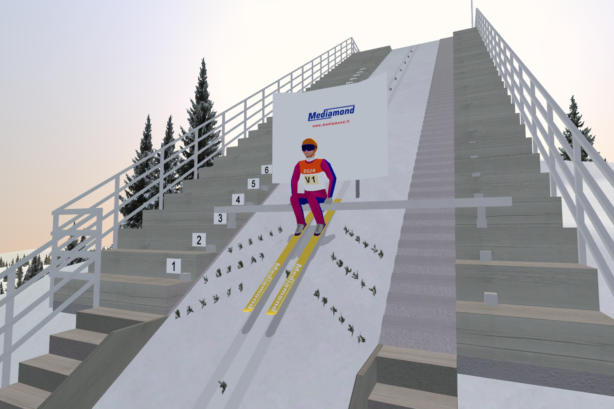 Deluxe Ski Jump 4 - DSJ 4 - skoki gra online