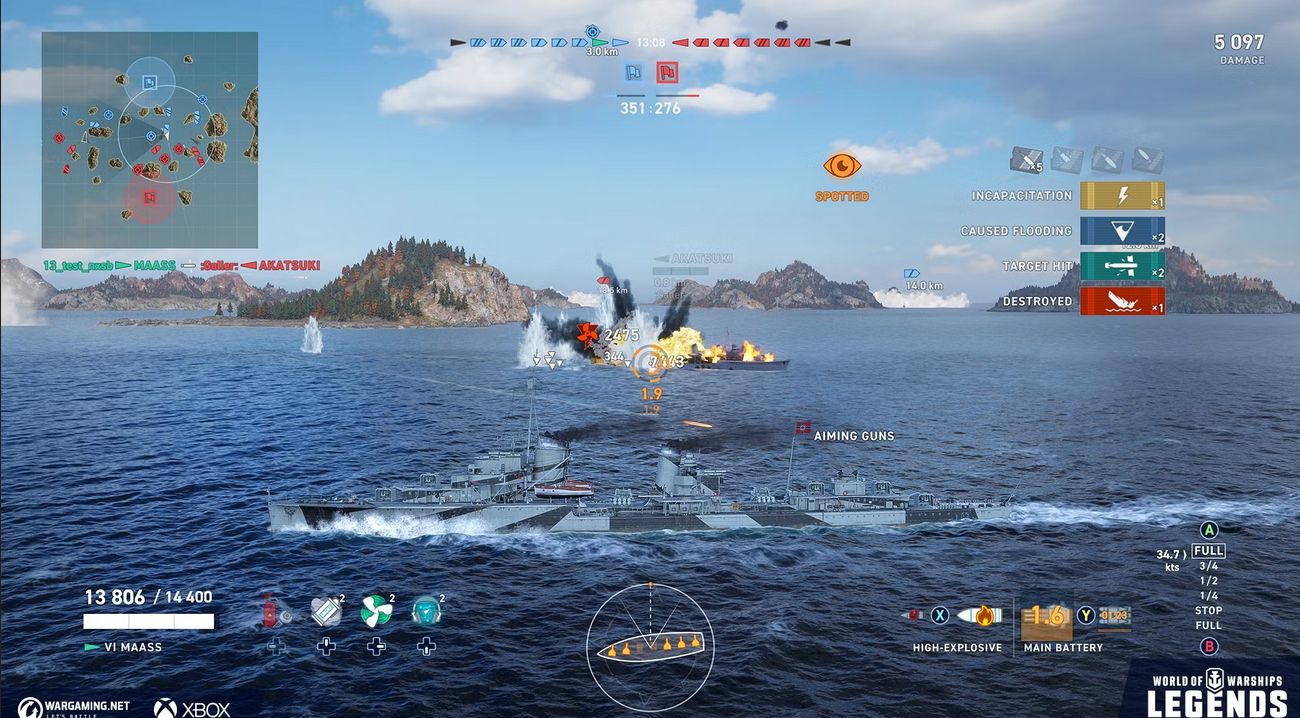 World of Warships Legends bitwy morskie okręty wojenne symulator