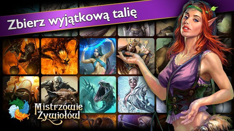 Mistrzowie Żywiołów online gra karciana fantasy na PC