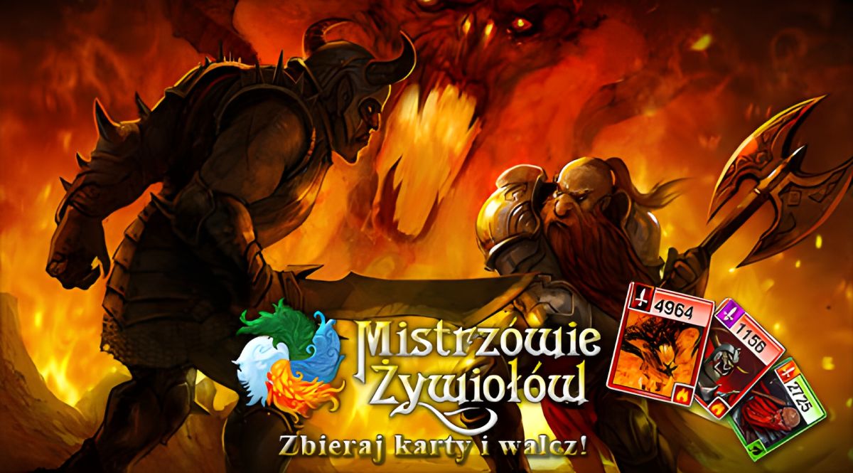 Mistrzowie Żywiołów online gra fantasy karciana MMORPG opinie