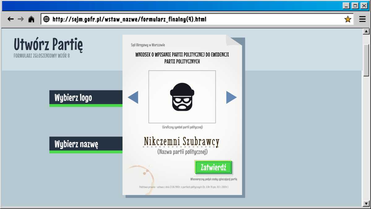 Sejm gra RPG na Steam po polsku
