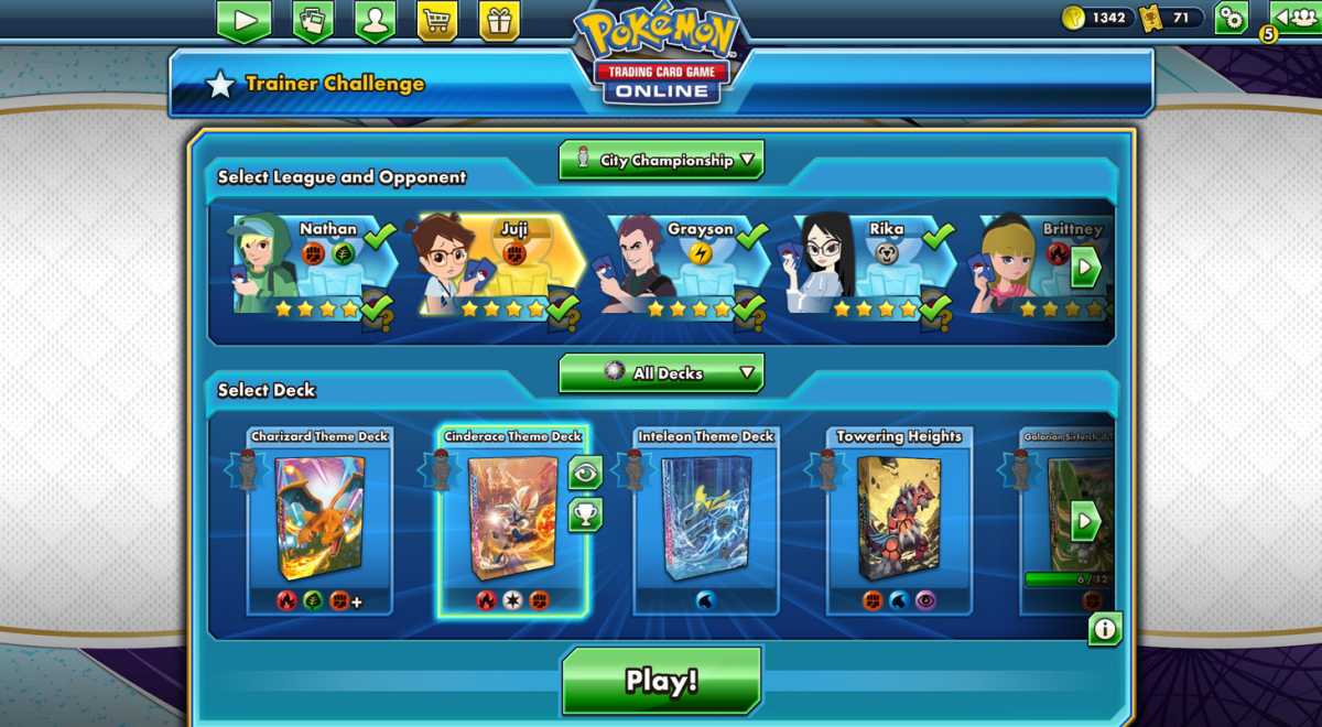 Pokemon TCG Online anime gra karciana online