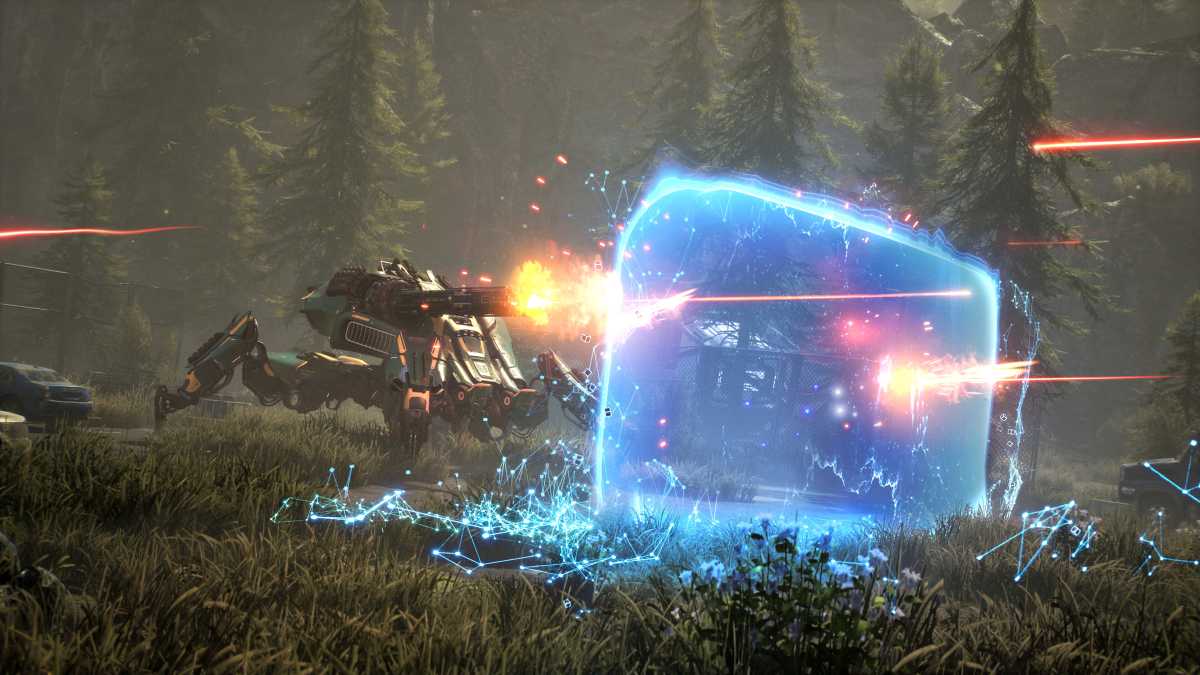 Steel Hunters strzelanka sci-fi roboty mechy PvP