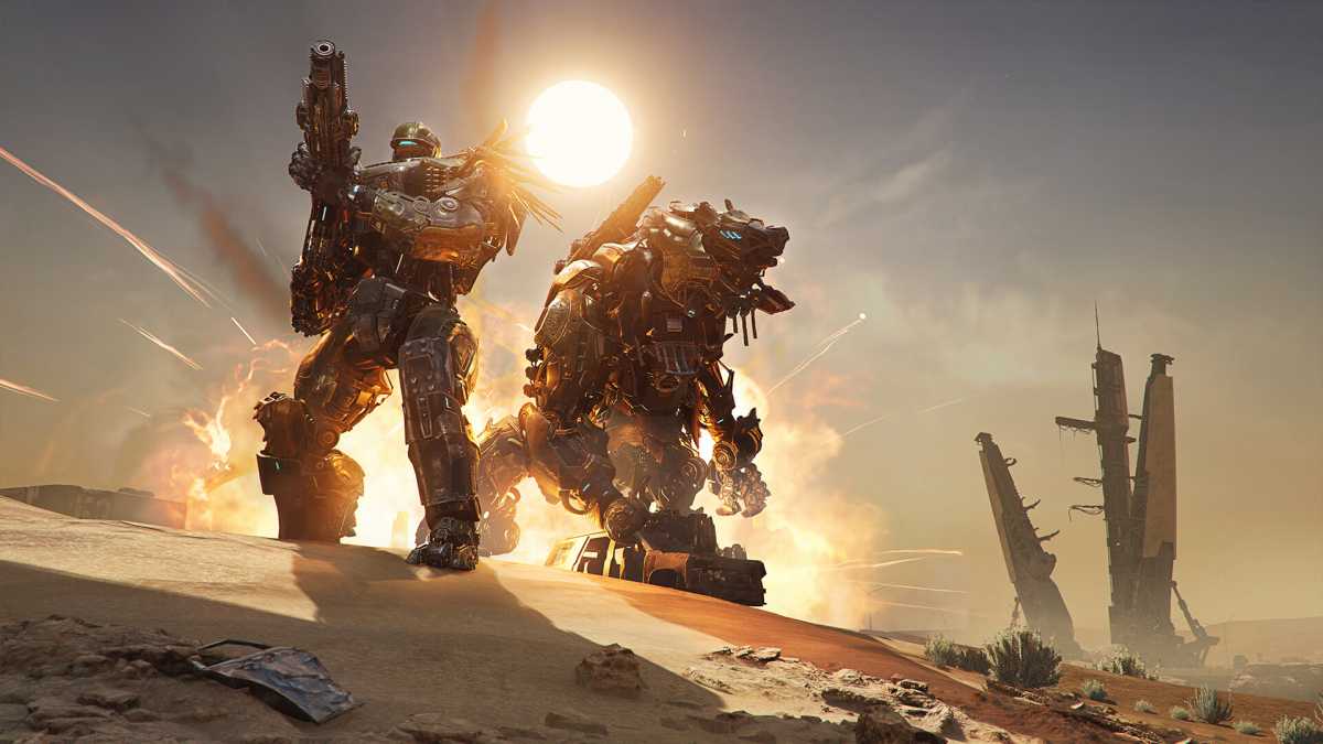 Steel Hunters PL wideo gra walki robotów online