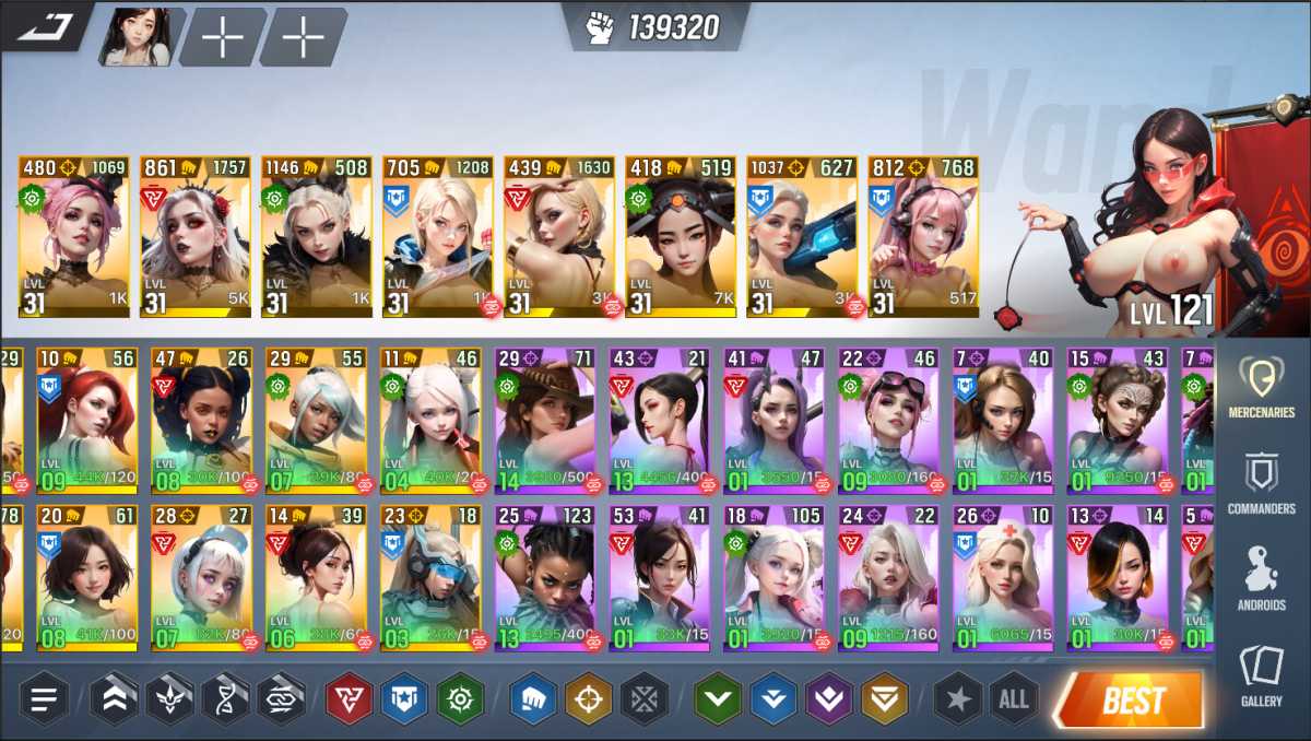 Lust Goddess sex gra TCG online