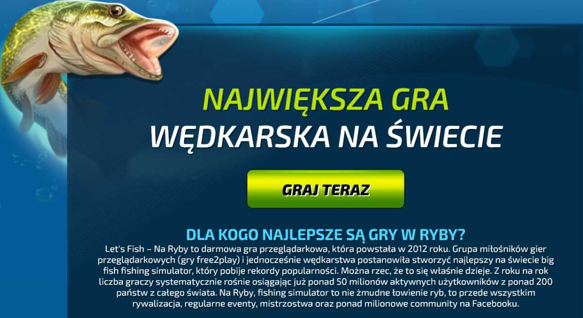 Na Ryby gra łowienie ryb online
