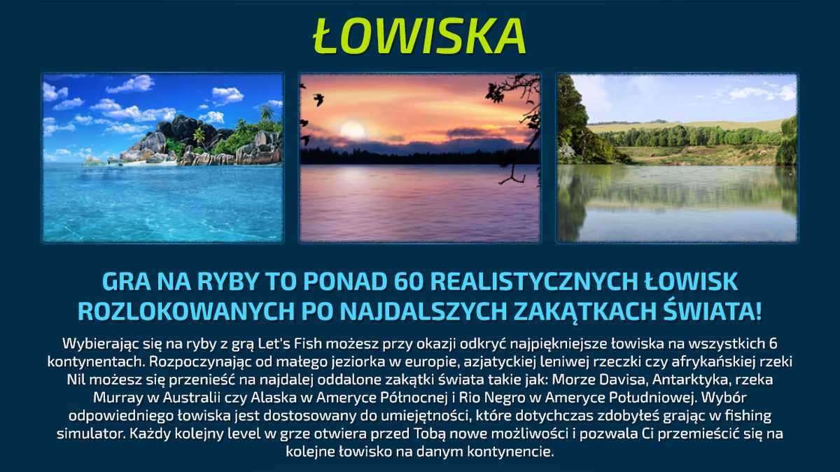 Let's Fish symulator łowienia ryb za darmo