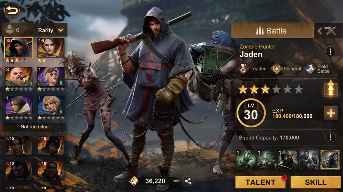 Doomsday: Last Survivors tier list ranking postaci