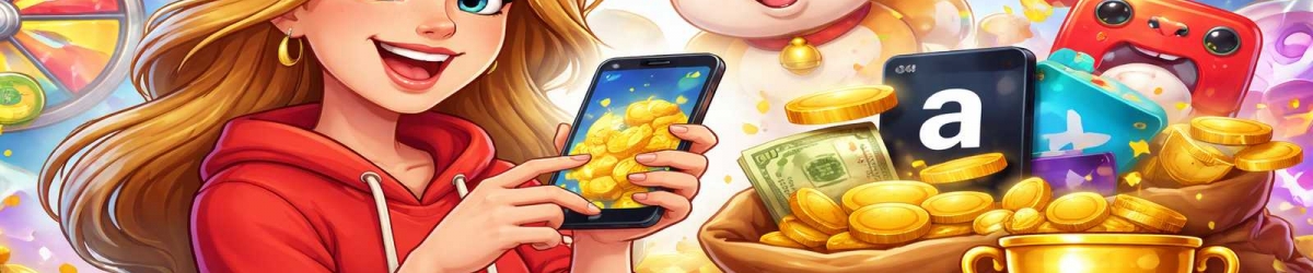 Cash'em All ✪ Play & Earn ✪ Mobilne granie, które zamienia czas w nagrody