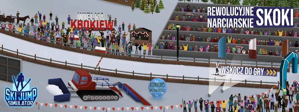 Ski jump - gra skoki narciarskie online na pc Wielka Krokiew skocznia Zakopane