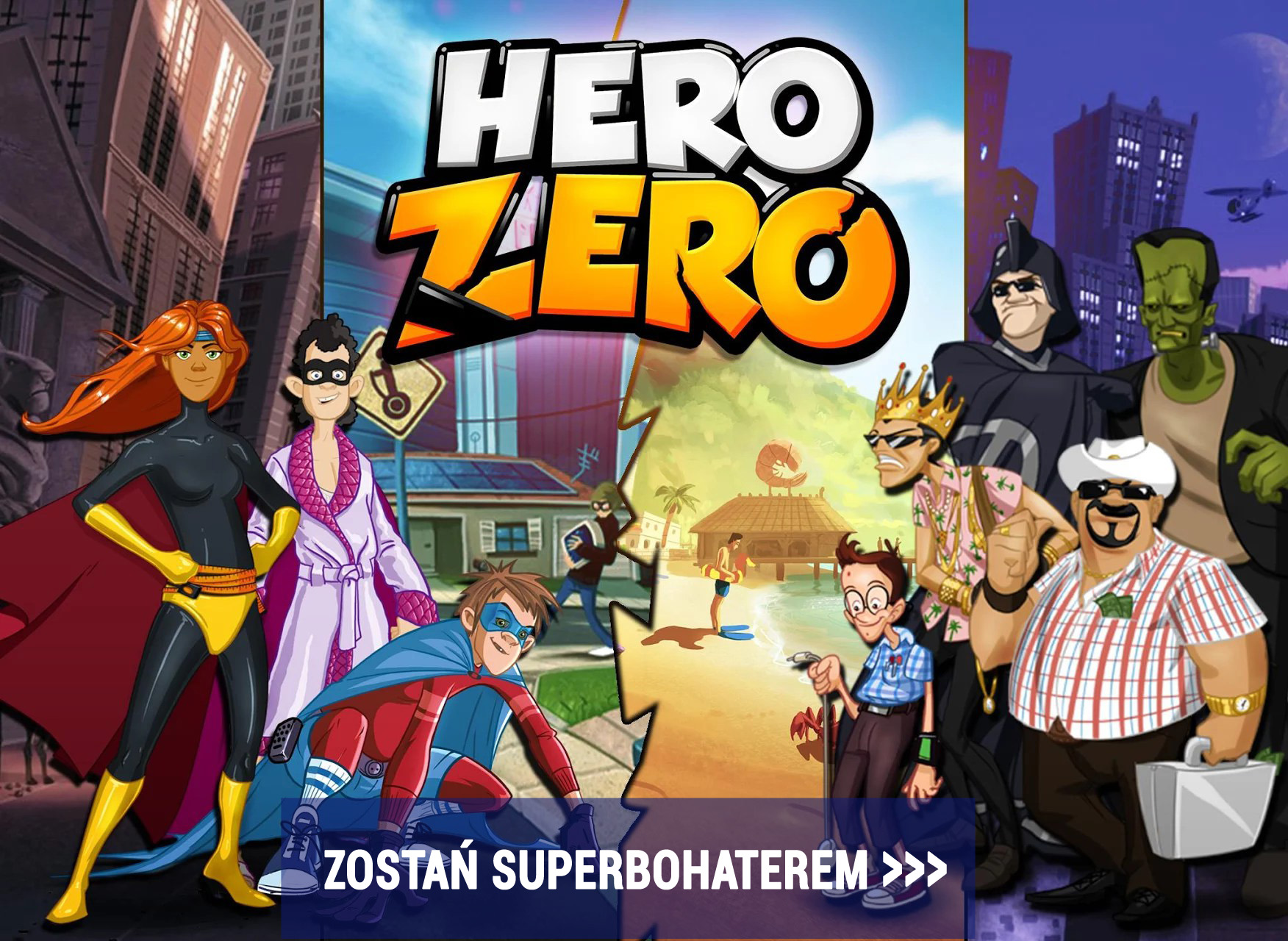 Hero Zero - herosi gra przeglądarkowa internetowa za darmo