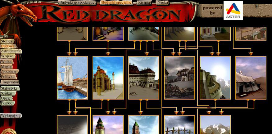 Red Dragon game - gra strategiczna online fantasy