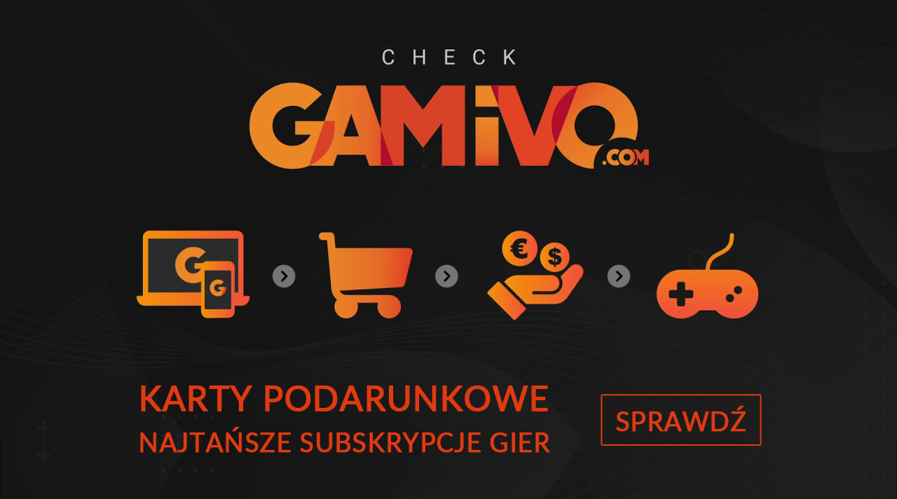 Gamivo - karty podarunkowe - najtańsze gry video