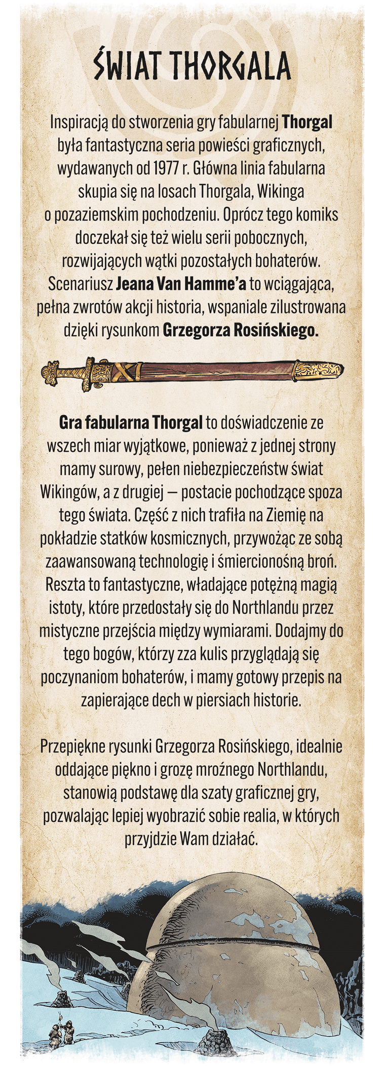 Thorgal: Gra fabularna - komiks role playing game RPG