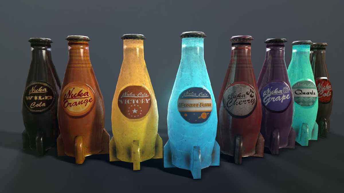 Nuka Cola Quantum napój - gry Fallout postapokalipsa