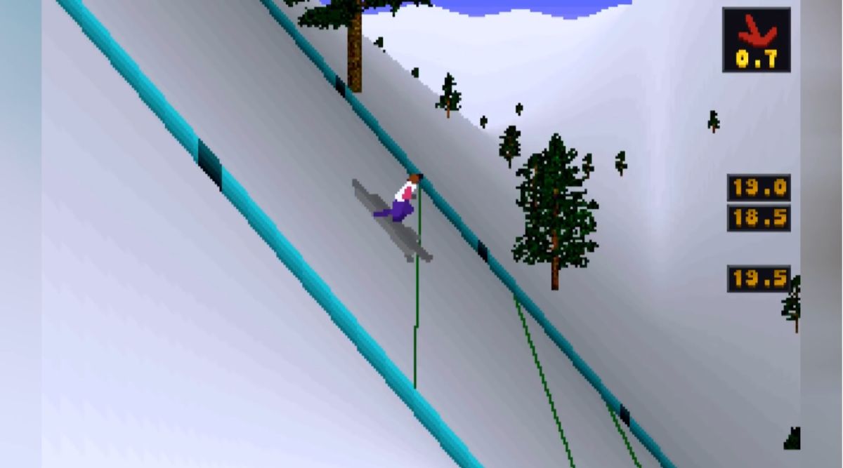 Deluxe Ski Jump 2 gra skoki narciarskie