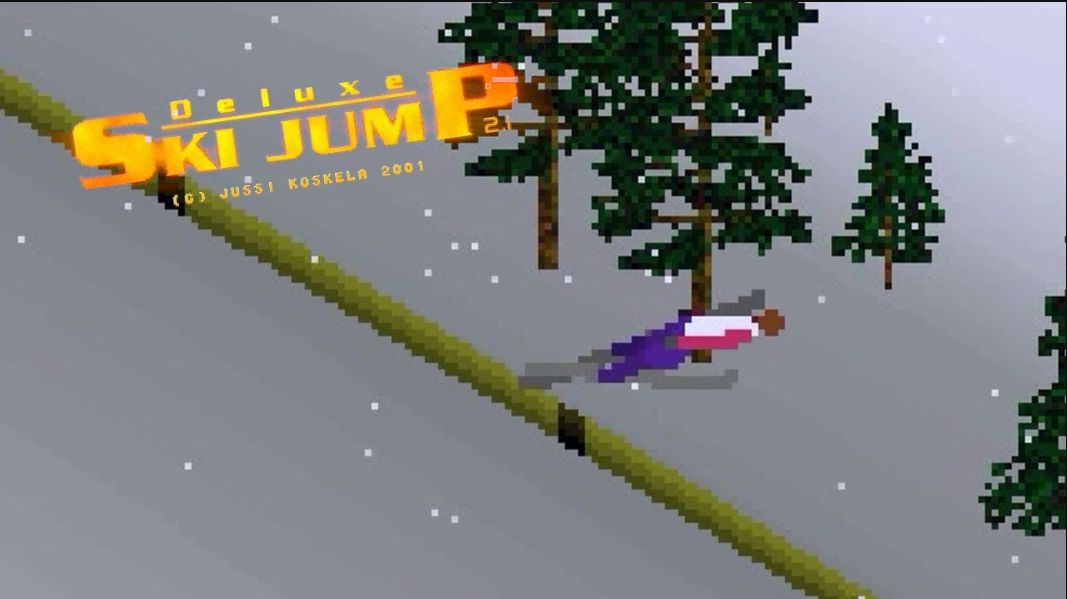 Deluxe Ski Jump 2 - DSJ - retro gra o skokach narciarskich