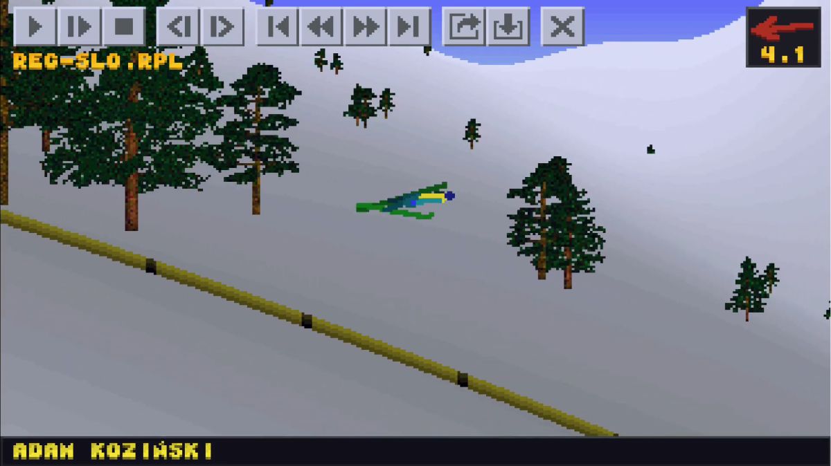 Deluxe Ski Jumping 2 - DSJ 2 - online gra o skokach narciarskich