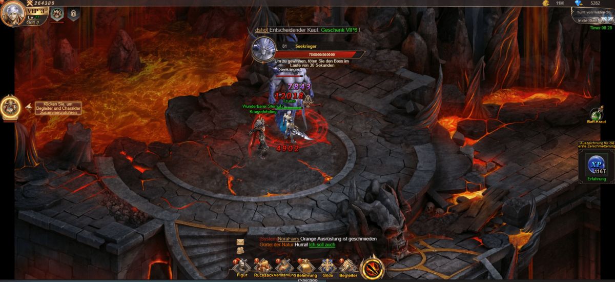 World of Chaos fantasy online gra MMO