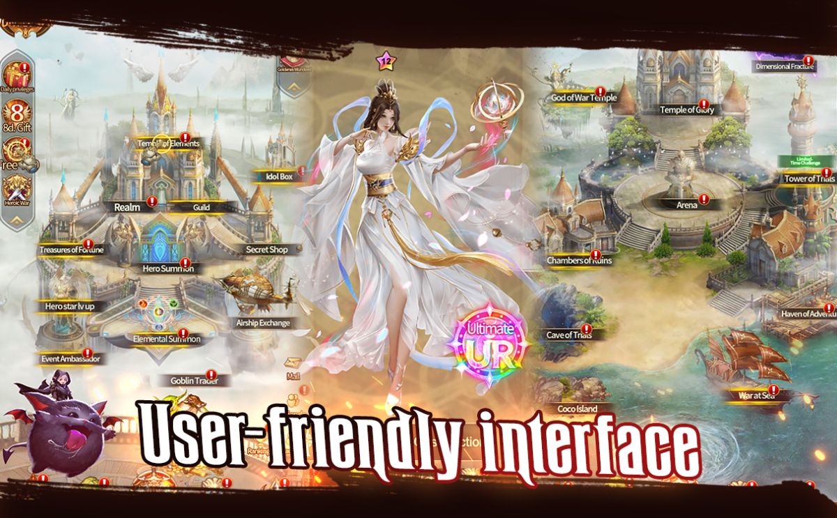 Book of Heroes online IDLE gra Fantasy