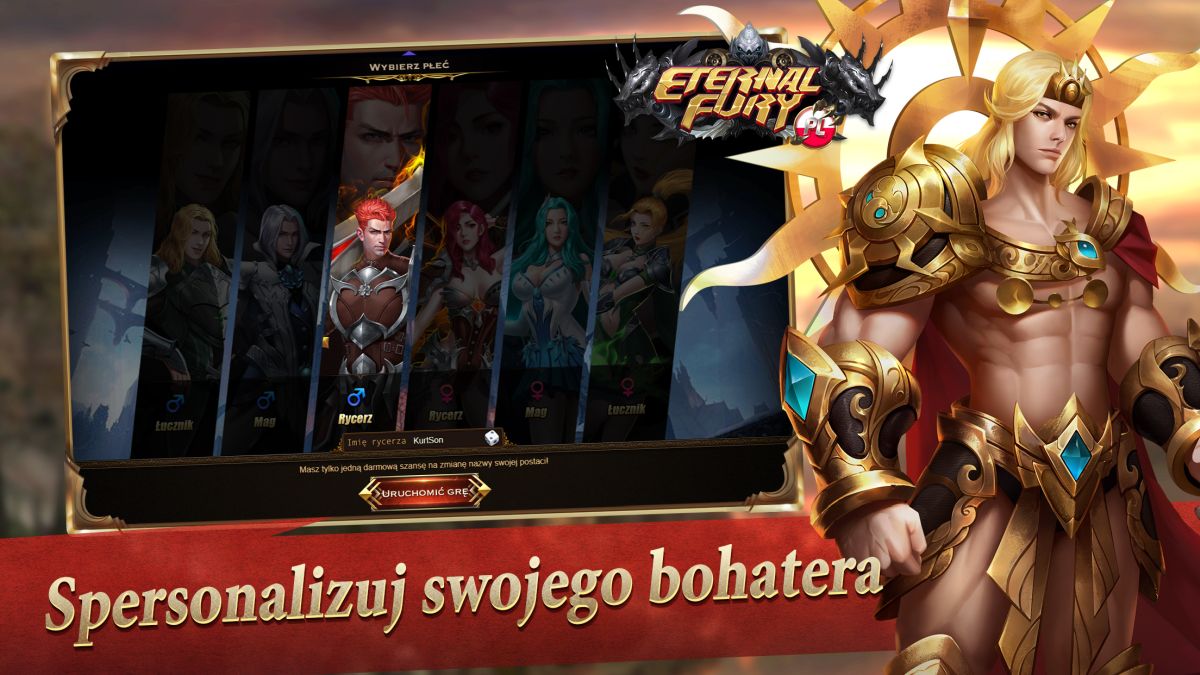 Eternal Fury PL online gra fantasy