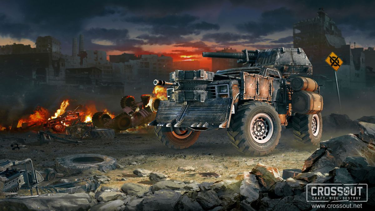 Crossout MMO gra o walkach na samochodach online