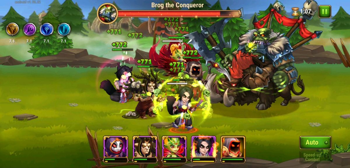 Hero Wars gra MMORPG fantasy Idle na PC