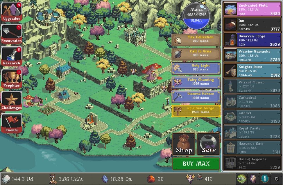 Realm Grinder mmorpg idle game