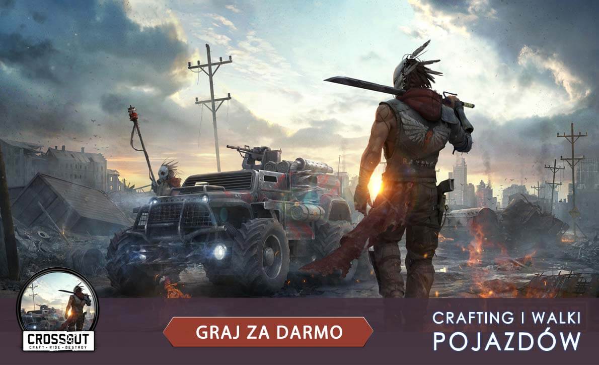 Crossout - gra walka auta pojazdy maszyny crafting wyścigi