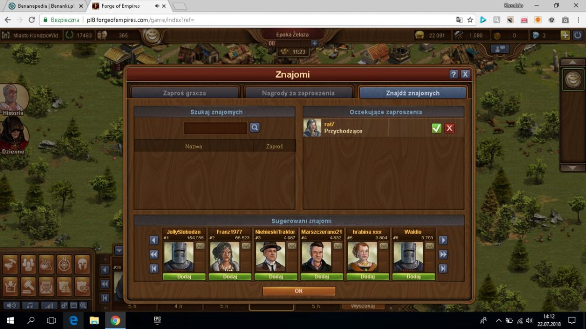 Forge of Empires forum gry online PL