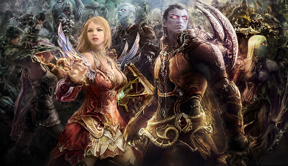 Lineage przeglądarkowa gra fantasy MMORPG na PC serwer PL