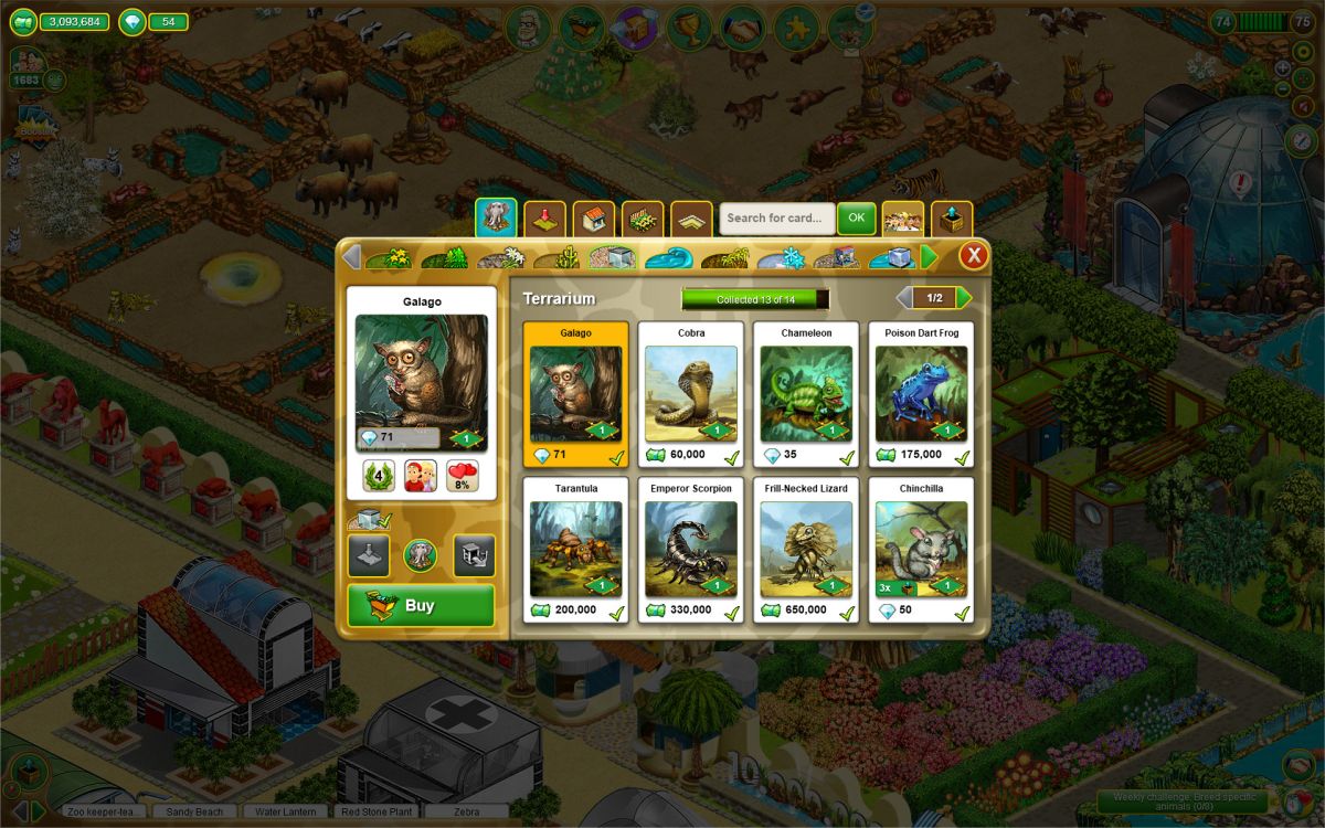 My Free Zoo gra strategia zarządzanie zoo