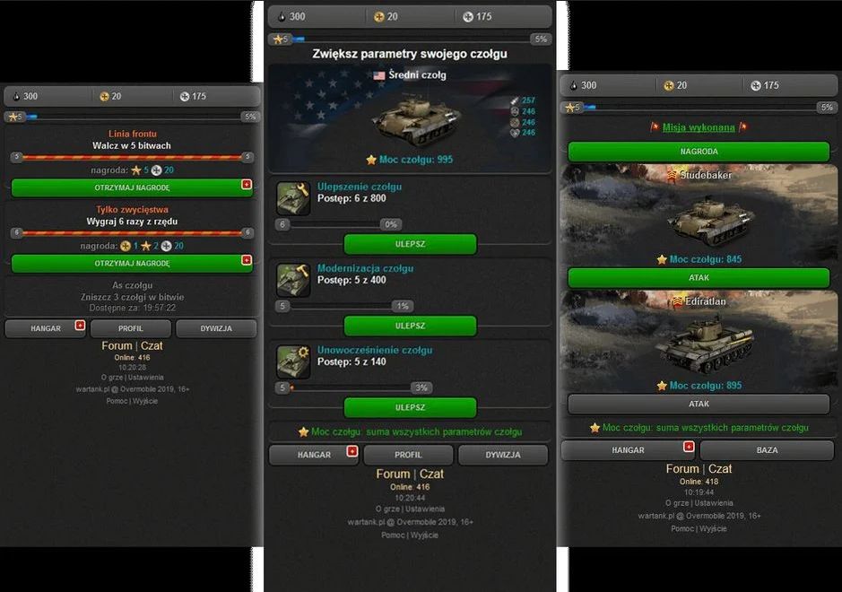 WarTank MMO gra wojenna po polsku