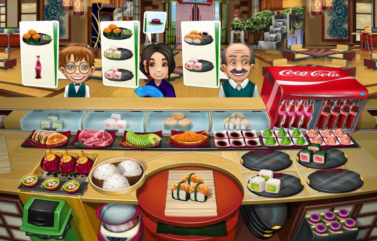 Cooking Fever zręcznościowe gry sushi