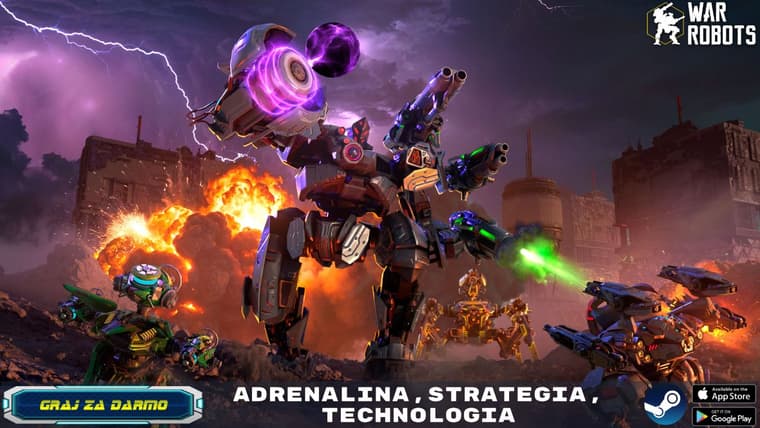 War Robots: gra Roboty bojowe, multiplayer, bitwy, strategie