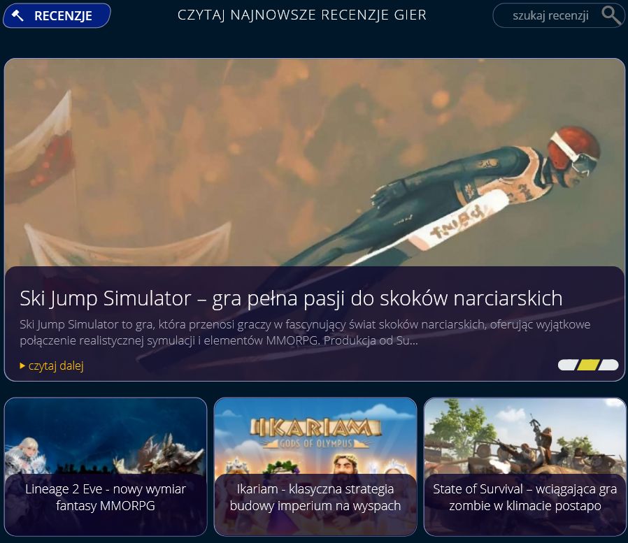 Portal MMO gry online po polsku opinie recenzje