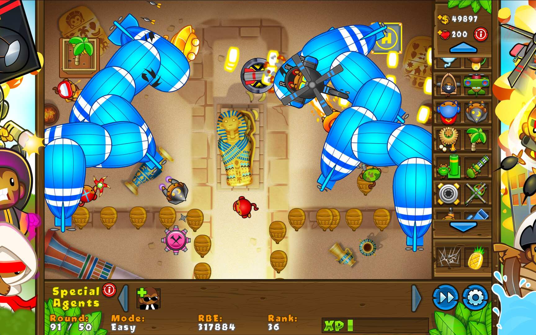 Gry tower defense za darmo przeglądarka -  Bloons TD 5