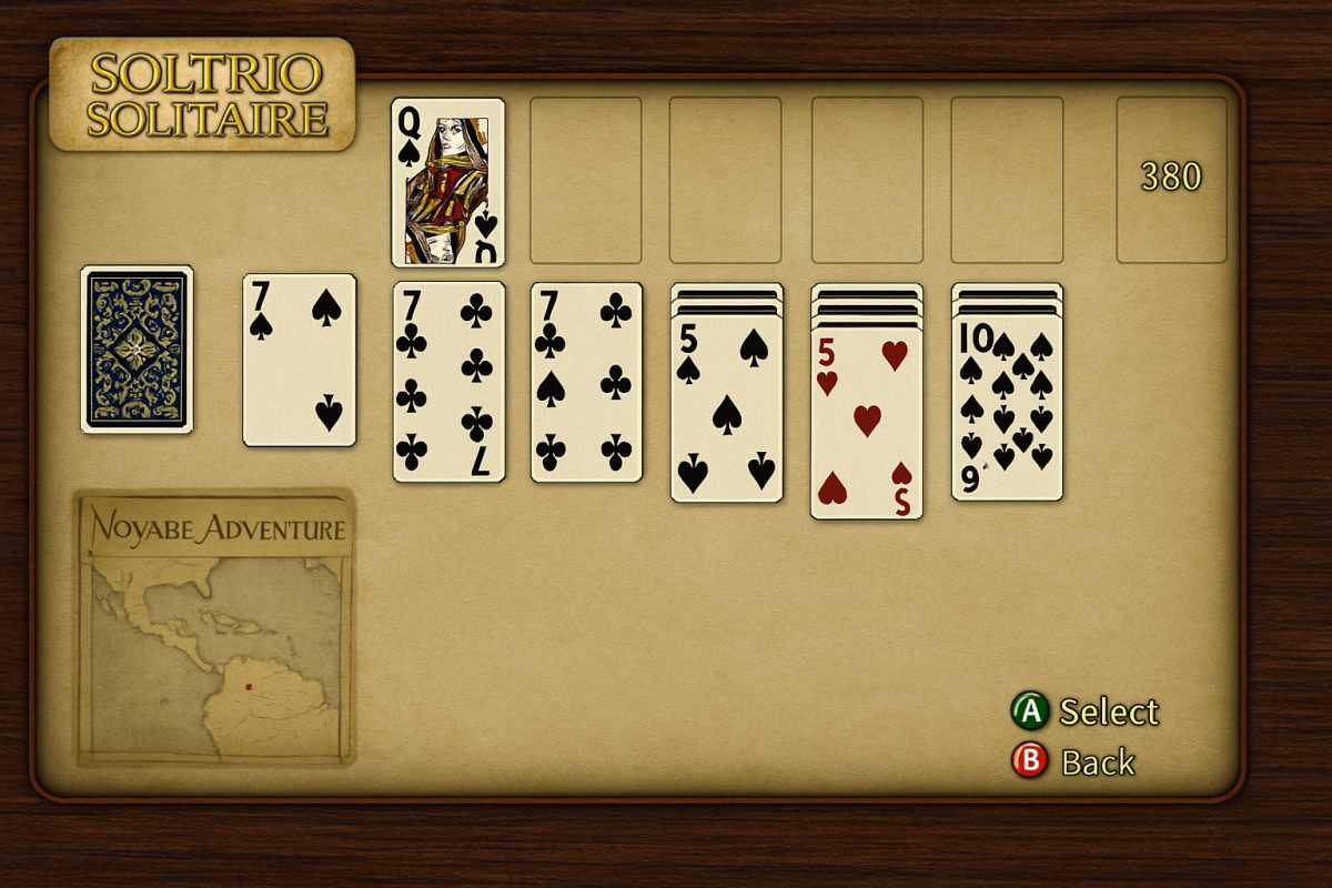Soltrio Solitaire karciana gra retro recenzja po polsku