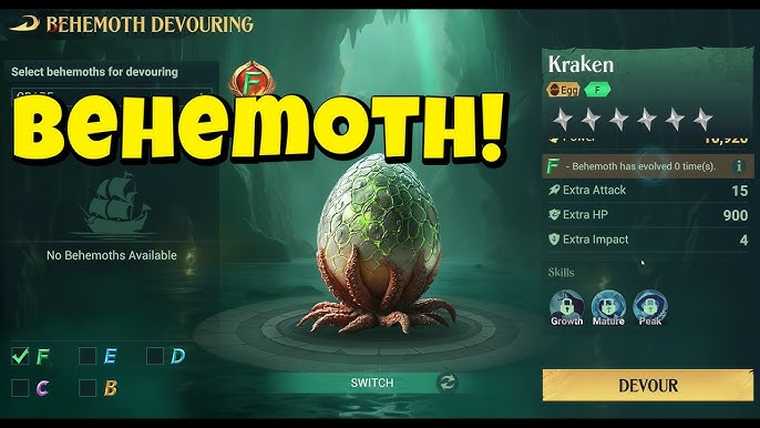 Sea of Conquest Behemoth poradnik jak rozwijać