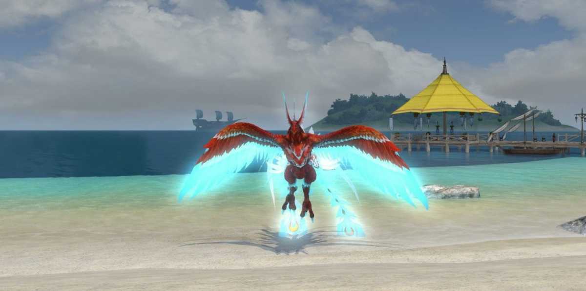Phoenix Mount Final Fantasy XIV loot box mount
