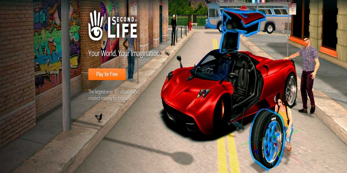 Gra Second Life virtual world polska społeczność