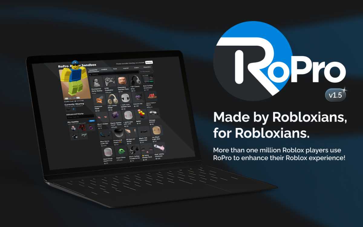 RoPro+ Roblox na przeglądarkę za darmo