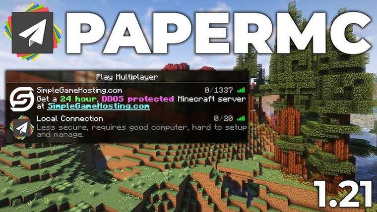 Minecraft PaperMC stworzyć własny serwer za darmo