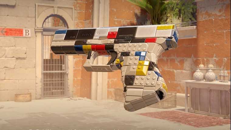 Counter-Strike 2 Glock-18 Block-18 LEGO skin